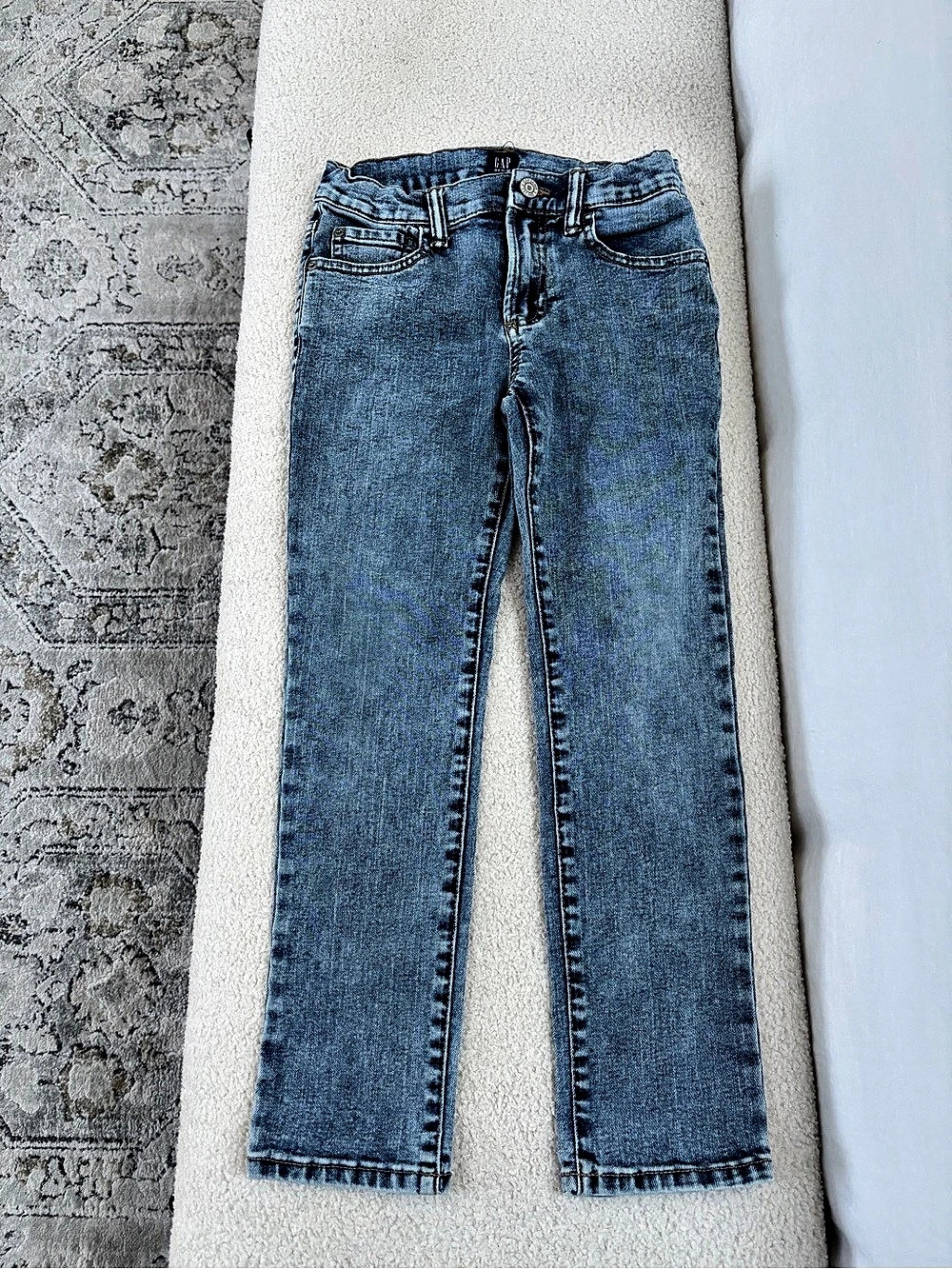 GAP Stretch Skinny Jeans Size 8 Blue Jeans Like New